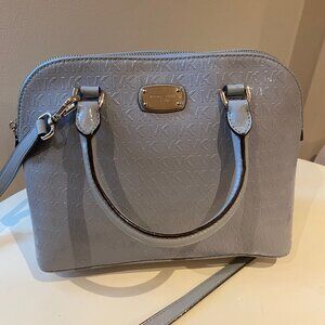 Michael Kors Leather Blue Patent Handbag